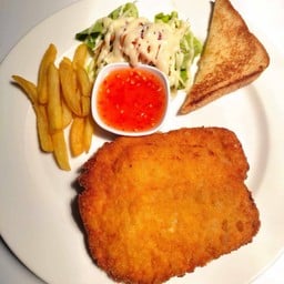 สเต็กไก่กรอบ