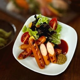 1714.Shaka sau cheese ไส้กรอกชีส