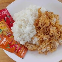 ข้าวไก่คลุกผง.พิชช่า (พิเศษ)