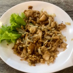 ทอดกระเทียมไก่(กับข้าว)