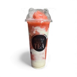 สตอเบอรี่โยเกิร์ต ปั่น