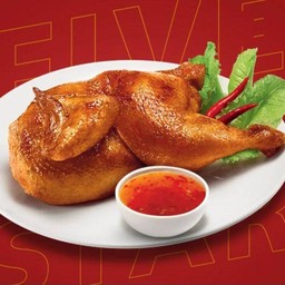 ไก่ย่างต้นตำรับครึ่งตัว