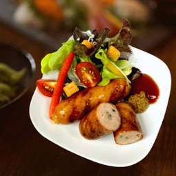 1715.Shaka sau garlic pepper ไส้กรอกรสกระเทียมพริกไทย