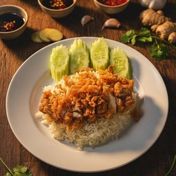ข้าวมันไก่ทอด ( พิเศษ )