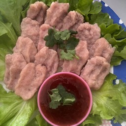 หมูเด้งลวกจิ้ม  หมูเด้ง14ชิ้น