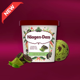 Pint Cookies & Matcha Green Tea