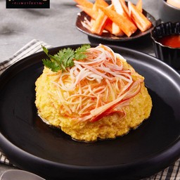 ข้าวไข่ข้น ปูอัด