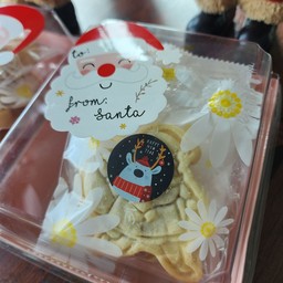 คุกกี้สัปปะรด คริสต์มาส 4ชิ้น