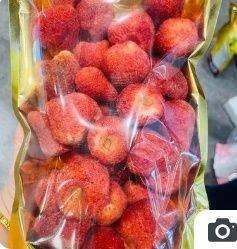 สตอเบอรี่อบกรอบ 200 กรัม กรอบ อร่อย เปรี้ยวหวาน