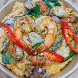ข้าวไข่ข้นห่อหมกทะเล