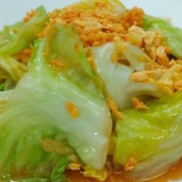 Ki02.17 ผัดน้ำปลา กะหล่ำ 100 กรัม