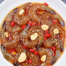 กุ้งดองซอสเกาหลีชุดเล็ก8-12ตัว