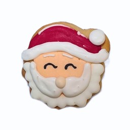 Santa Clause royal icing cookie