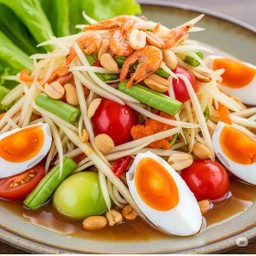 ตำไทไข่เค็ม