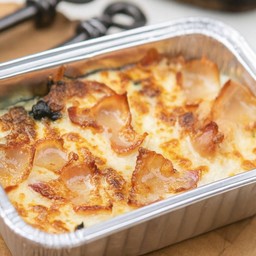 มันบดอบชีสและเบคอน