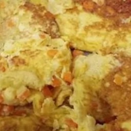 Ki03.26 เจียวไข่ 3 ฟอง แครอท 100 กรัม