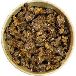 ข้าวหน้าเนื้อออสเตรเลียซอสหม่าล่า (เสือร้องให้)