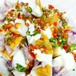 Ki03.08 ยำไข่เค็ม 3 ฟอง เลือกเพิ่มได้อีก