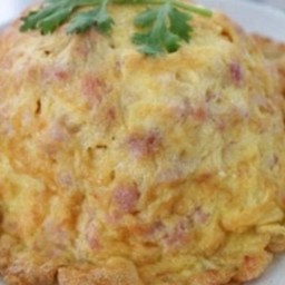 Ki03.18 เจียวไข่ 3 ฟอง แหนมเนื้อ 150 กรัม