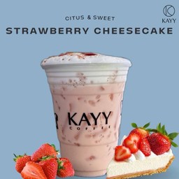 Iced Strawberry Cheesecake Milk ( D )