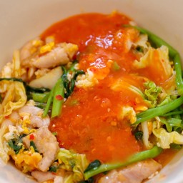 สุกี้แห้งไก่