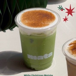 White Christmas matcha