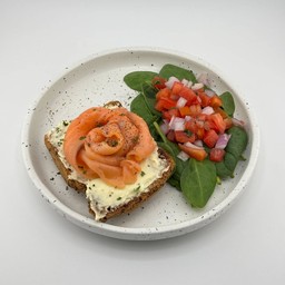 Smoked Salmon Open-Faced Sandwich