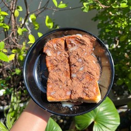 ขนมปังปิ้งโอวัลตินนม