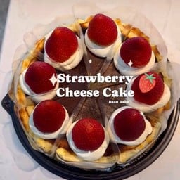strawberry Basque cheese cake fresh cream❤️