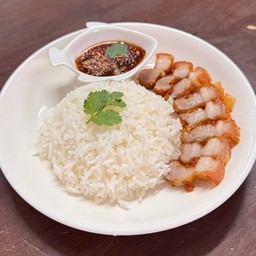ข้าวหมูทอด by คุณภา