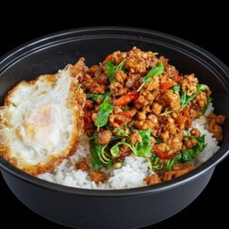 ข้าวกะเพราหมูสับ