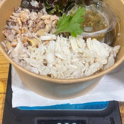 ข้าวหน้าปูน้ำจิ้มซีฟู้ด-น้ำผลไม้ปั่น By อาโปบางคูลัด