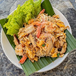 หมี่ผัดกุ้งสด