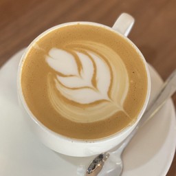 ลาเต้ นมโอ๊ต ร้อน