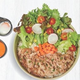 ข้าวหน้าหมูชาบู