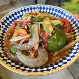 ตำกุ้งสด