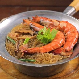 กุ้งอบวุ้นเส้น