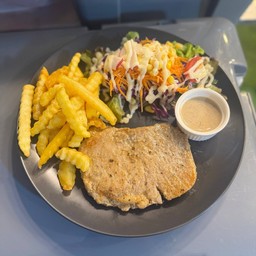 สเต็กเนื้อพริกไทยดำ Black Pepper Beef Steak