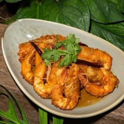 กุ้งทอดซอสมะขาม