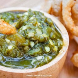 Ki08.58  แคบหมู 100 กรัม น้ำพริกหนุ่ม