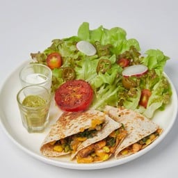 Salmon Kale Quesadilla