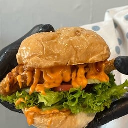 Burgerตำรวจ&ชาใต้