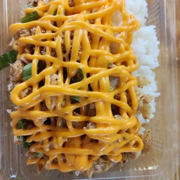 ข้าวยำผงข้าวโพด.ราดซีสโตะ