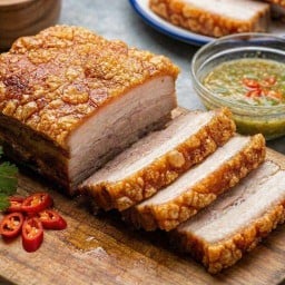 หมูกรอบนายเอฟ ตลาดไนท์ปากช่อง