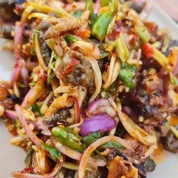 ยำกบ ลวก ทอด