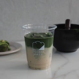 Iced Kyoto kid matcha latte (LM)