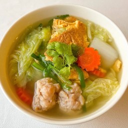 แกงจืดไข่น้ำหมูสับ