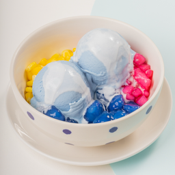 C2 ไอศกรีมกะทิสดอัญชัน ธรรมดา