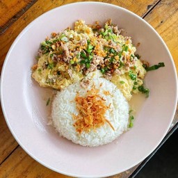 ข้าว+ไข่ตุ๋น (จะแยกกับข้าวใส่ถุงจ้า)