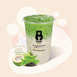 มะพร้าวน้ำหอมนม ชาเขียว